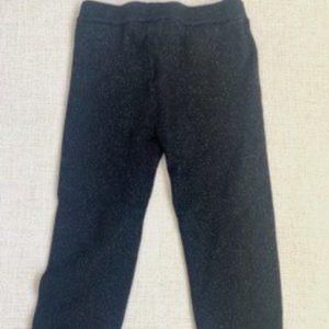 Gap Toddler Sweater Leggings: Size 3T; Silver Glitter on Black